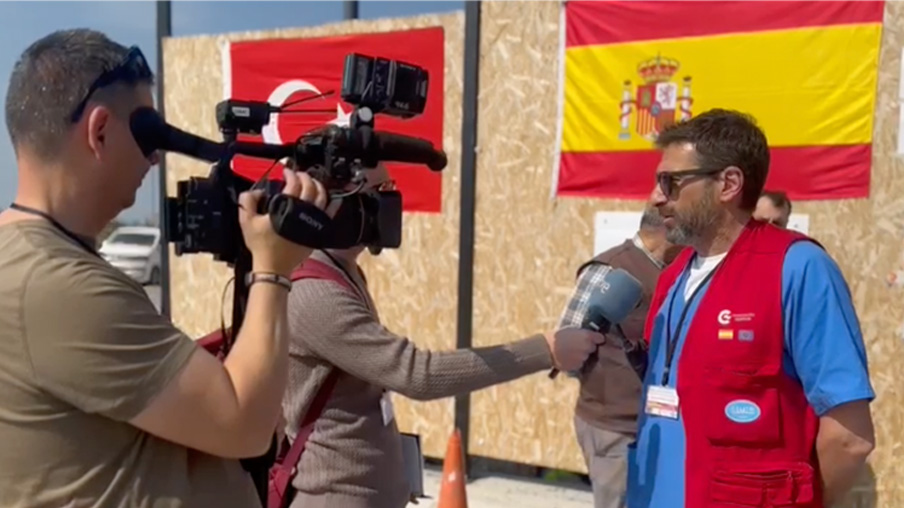 Juan Antonio Hervás, enfermero, premiado por su labor humanitaria con el Equipo Start en Turquía